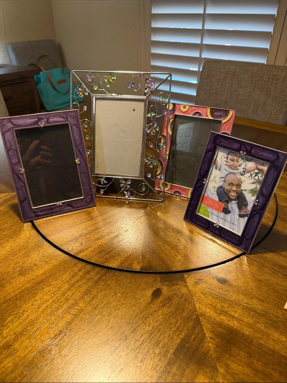 Purple Decorative Photo Frame - Home Accents